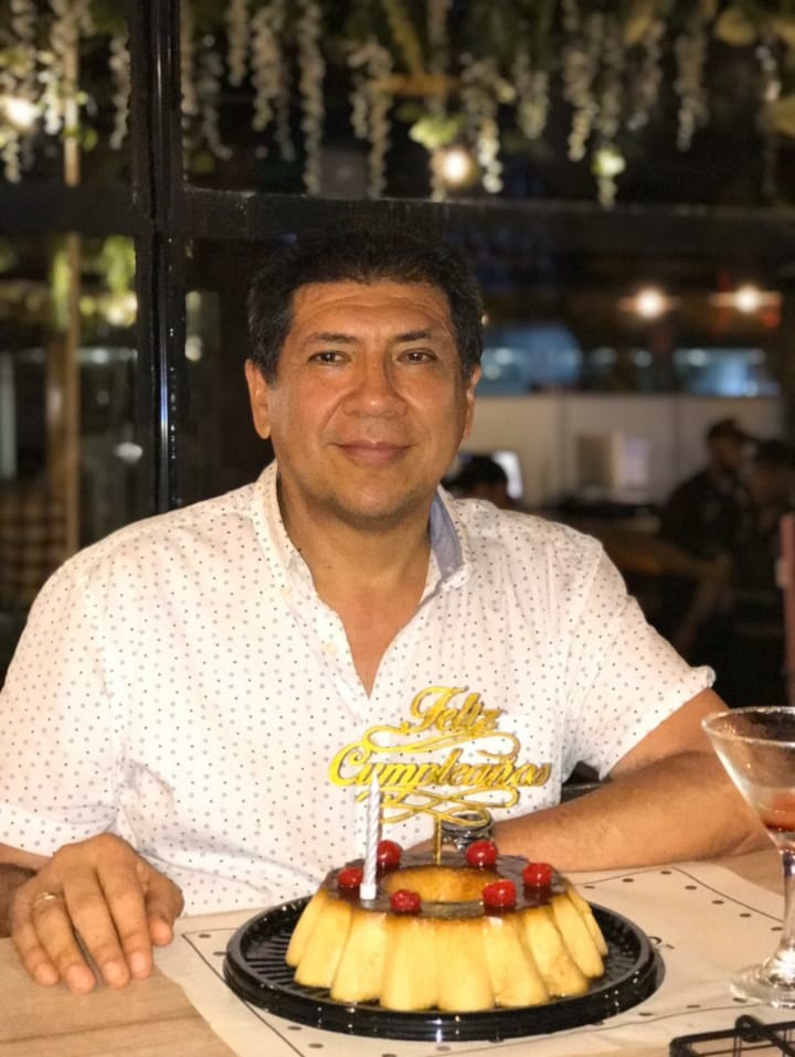 Cesar Alberto Polania, el homenajeado.